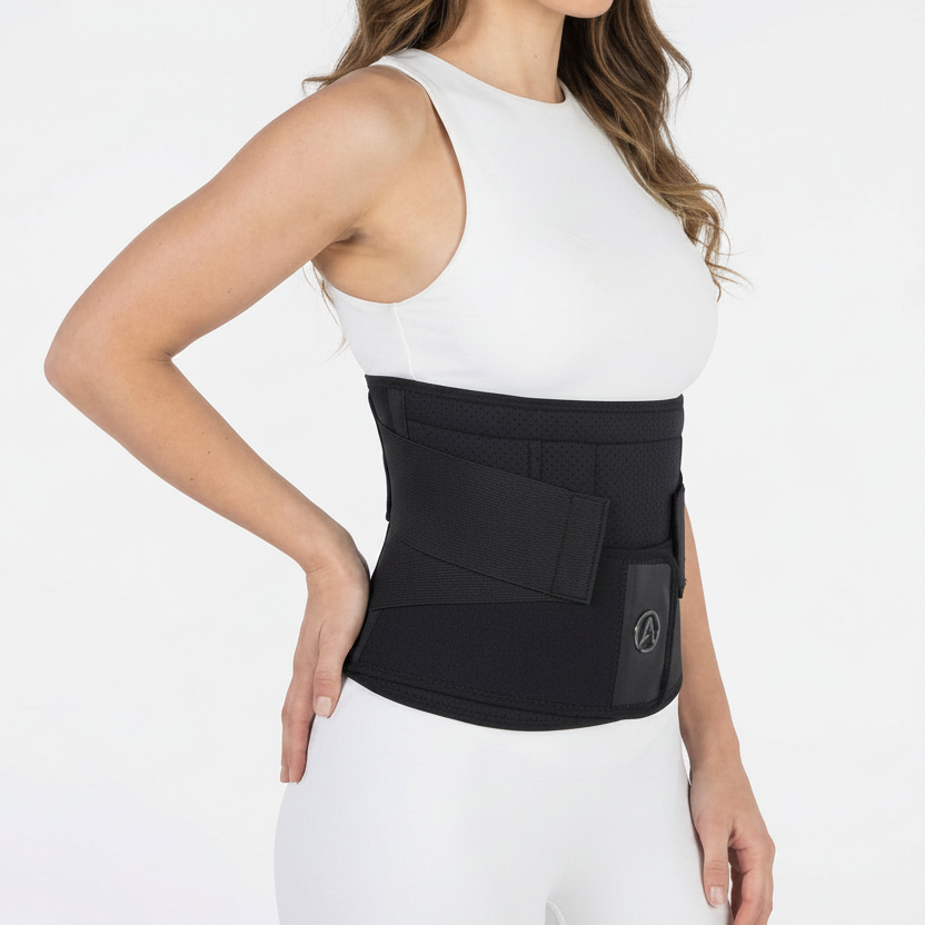 Unisex Double Elastic Waist Trainer - side view white background