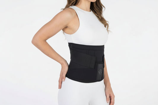 Unisex Double Elastic Waist Trainer - side view white background