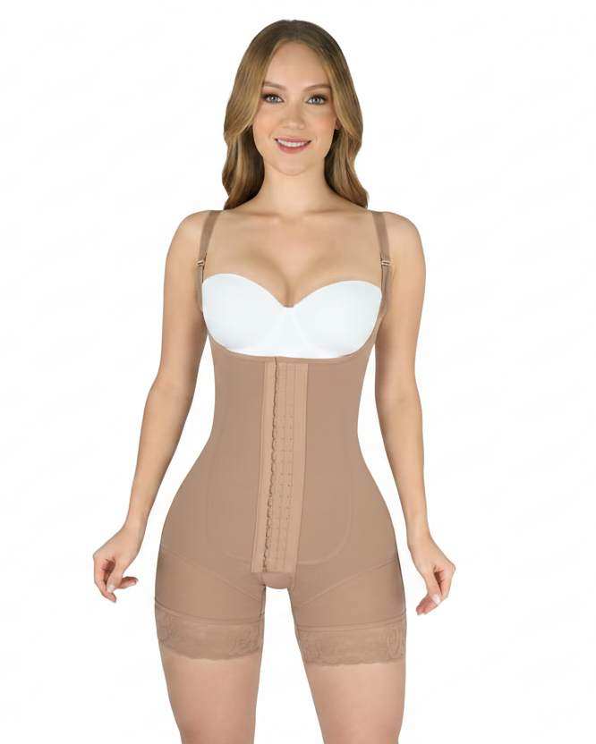 Colombian Faja Shape Wear - front nude faja white background
