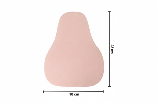 Lipo Tuck Abdominal Board - dimensions with white background