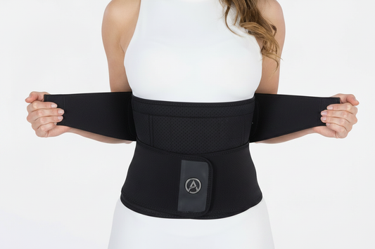 Unisex Double Elastic Waist Trainer - front view white background